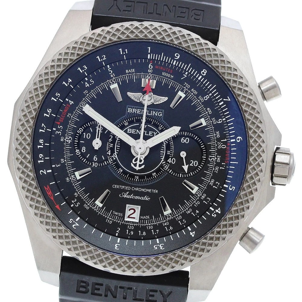 BREITLING BENTLEY SUPERSPORTS LIGHTBODY LIMITED AUTOMATIC WATCH: BREITLING Bentley Supersports Lightbody Limited Automatic Brand: BREITLING Type: Wristwatch Material: Band Material rubber, Case Material titanium Color: Band Color black, Case Color Silver, Dial C