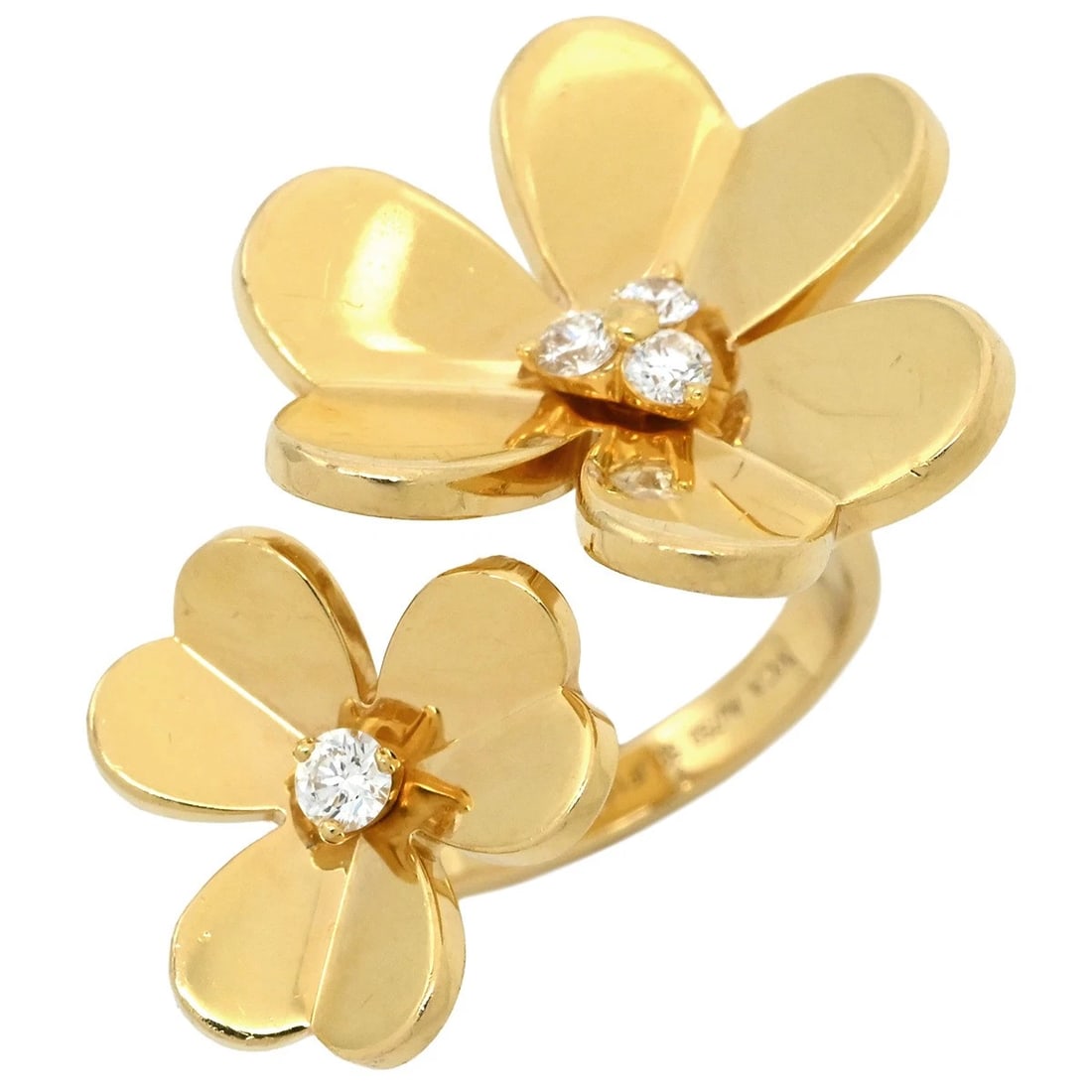 VAN CLEEF & ARPELS RING FRIVOLE ENTRE LES DOORS 18K YELLOW GOLD: Van Cleef & Arpels Ring Frivole Entre les Doors 18K Yellow Gold Brand: Van Cleef & Arpels Type: Ring ring Material: 18K Yellow Gold, Color: Yellow Gold Size: US 5 1/4 Accessories: None Acc
