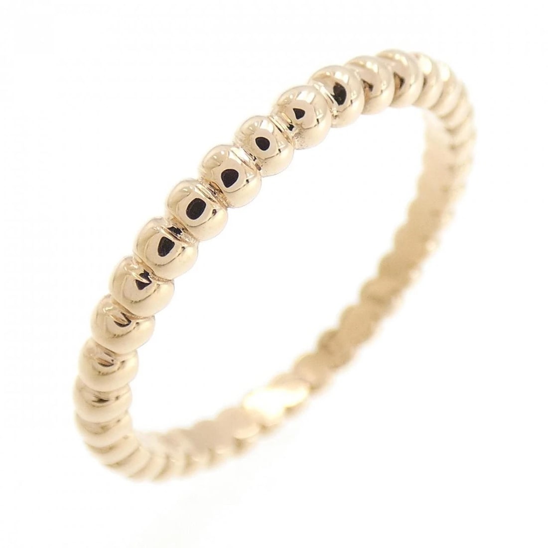 VAN CLEEF & ARPELS PERRELET RING: Van Cleef & Arpels PERRELET Ring Brand: Van Cleef & Arpels Type: Ring Material: 750 Pink Gold, Color: None Size: 5-5.5 (US size) Accessories: None Accessories Notice: When purchasing pre-o