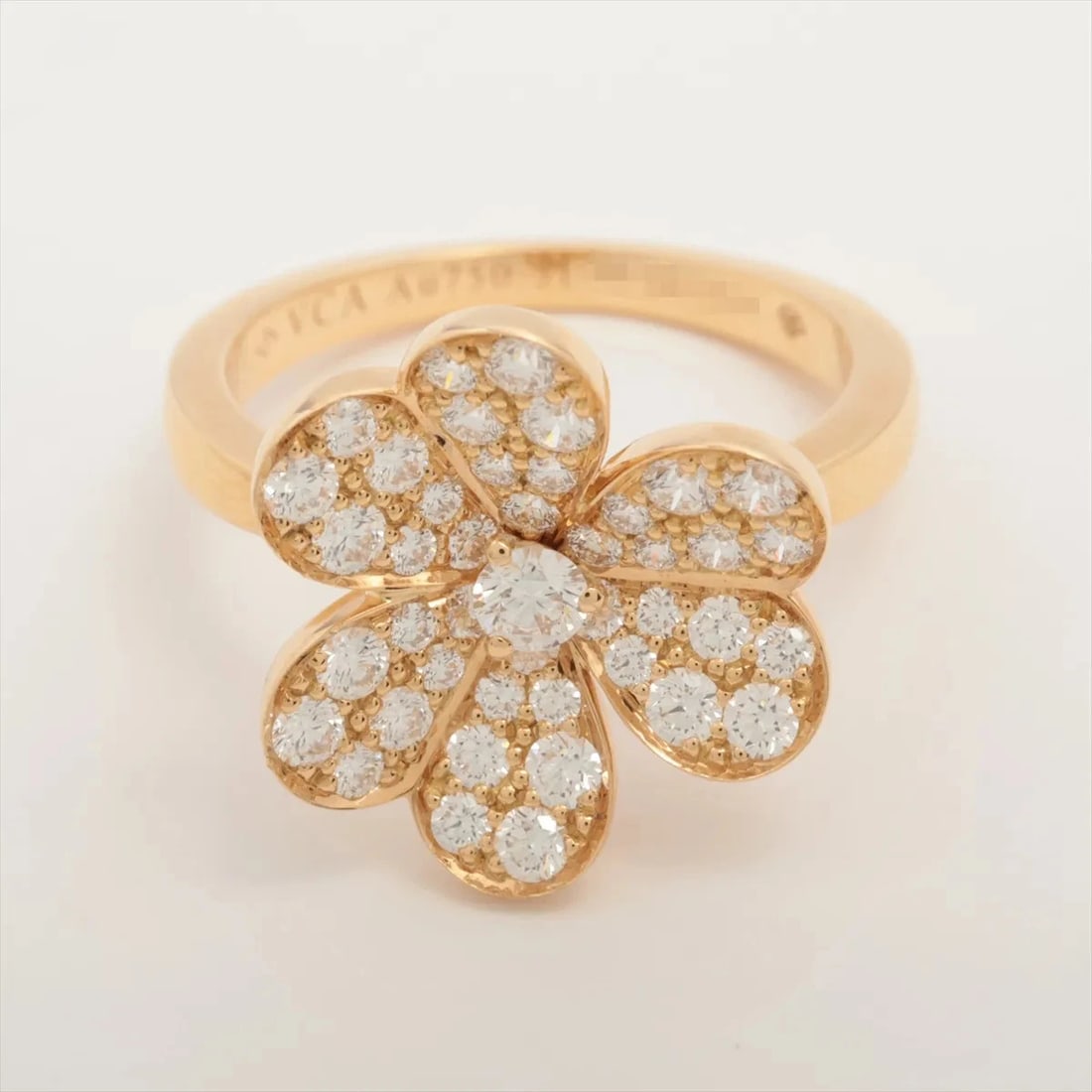 VAN CLEEF & ARPELS FRIVOLE DIAMOND RING 750(YG): Van Cleef & Arpels Frivole diamond Ring 750(YG) Brand: Van Cleef & Arpels Type: Ring Material: 750(YG) Color: Not Specified Size: 5.25 - 5.5 US Accessories: None Accessories Notice: When p