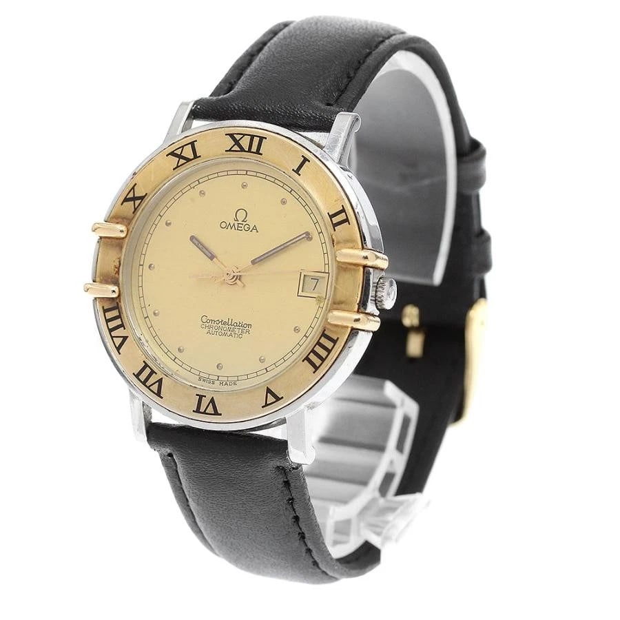 OMEGA CONSTELLATION SS/YG GOLD DIAL AUTOMATIC DATE (1 of 3)