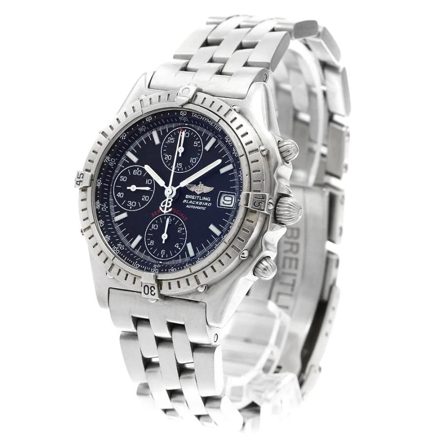 BREITLING CHRONOMAT SS BLACK DIAL AUTOMATIC CHRONOGRAPH DATE: BREITLING CHRONOMAT SS Black Dial Automatic Chronograph Date Brand: BREITLING Type: Wristwatch Material: SS × SS Color: Dial Color: Black Size: Case Size 39mm Max Wrist Size 19cm Lug Width 20mm