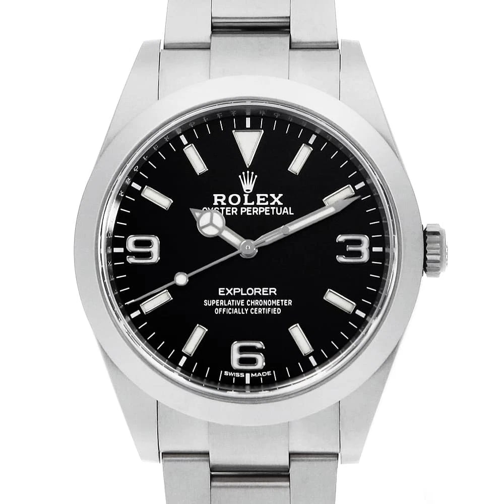 ROLEX EXPLORER I LATE MODEL WHITE BLACK (1 of 7)