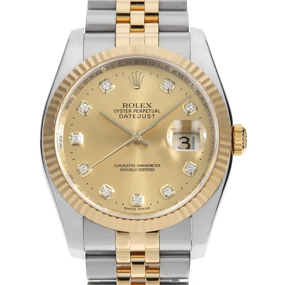 ROLEX DATEJUST DIAMOND CHAMPAGNE (1 of 7)
