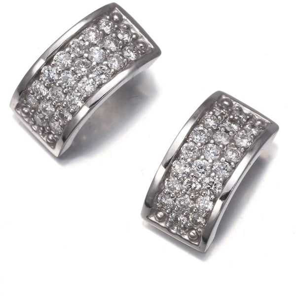 DIAMOND PAVED EARRINGS (1 of 3)