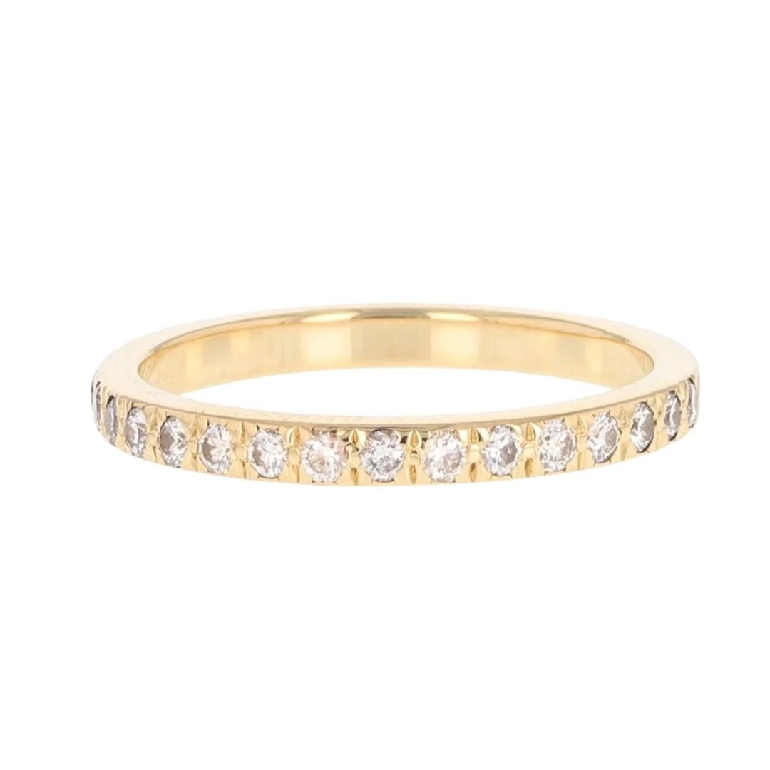 TIFFANY SOLESTE DIAMOND HALF ETERNITY BAND RING (1 of 2)