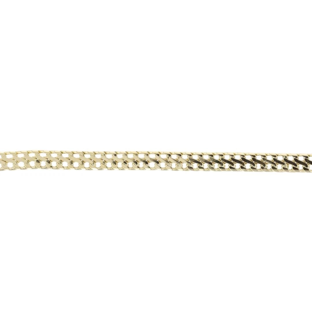 LINK CHAIN BRACELET 18K YELLOW GOLD (1 of 5)