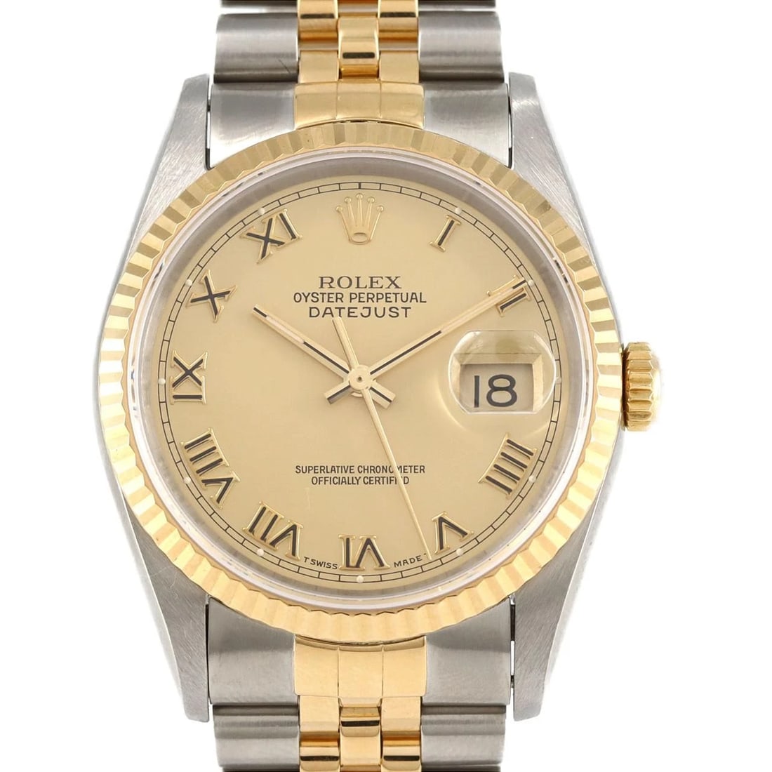 ROLEX DATEJUST SSXYG AUTOMATIC WATCH (1 of 5)