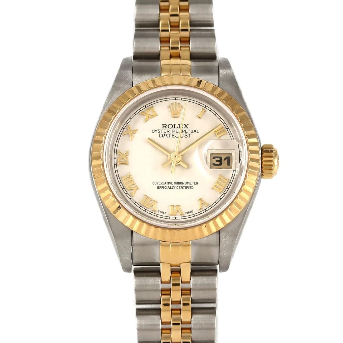 ROLEX DATEJUST SSXYG AUTOMATIC WATCH (1 of 6)