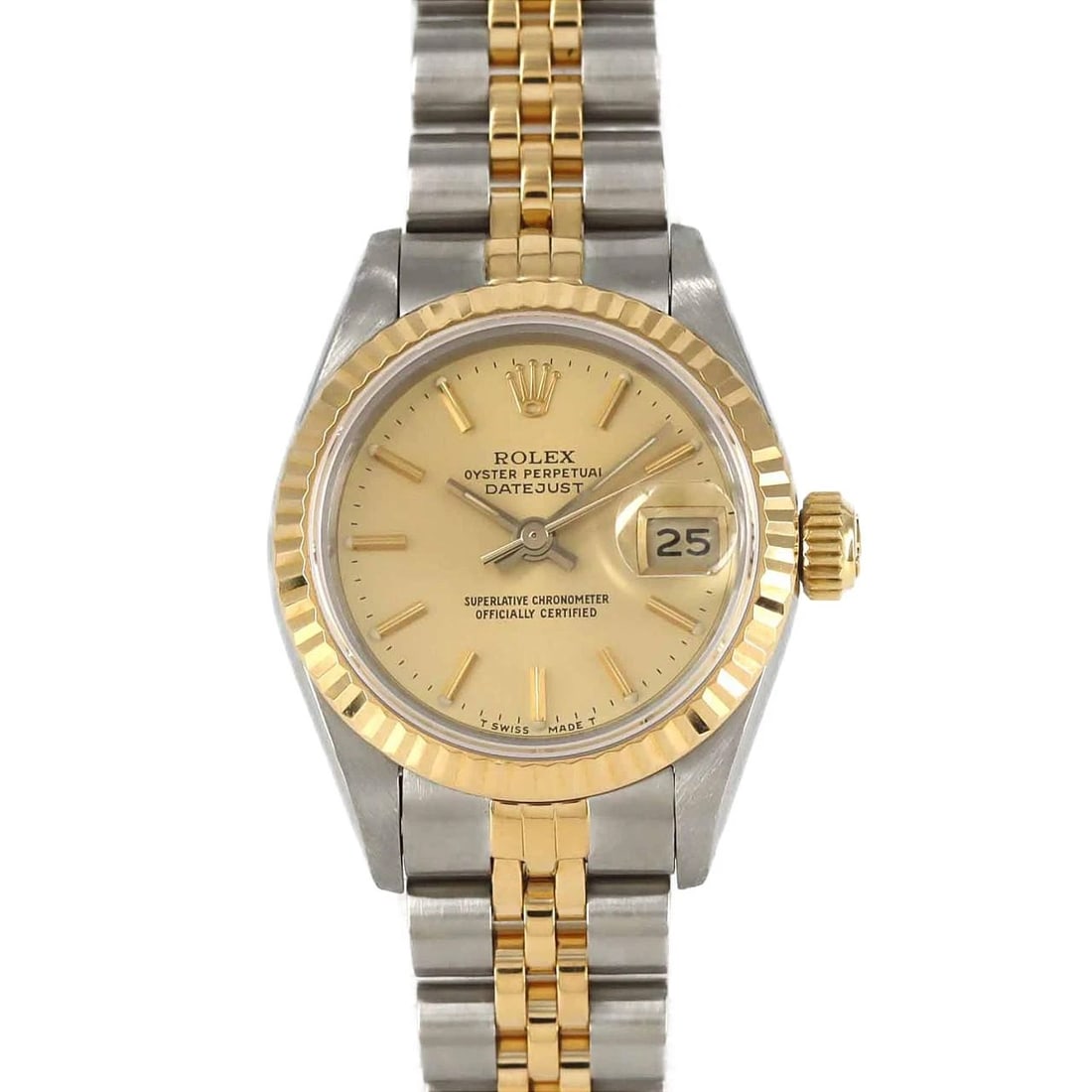 ROLEX DATEJUST SSXYG AUTOMATIC WATCH (1 of 5)