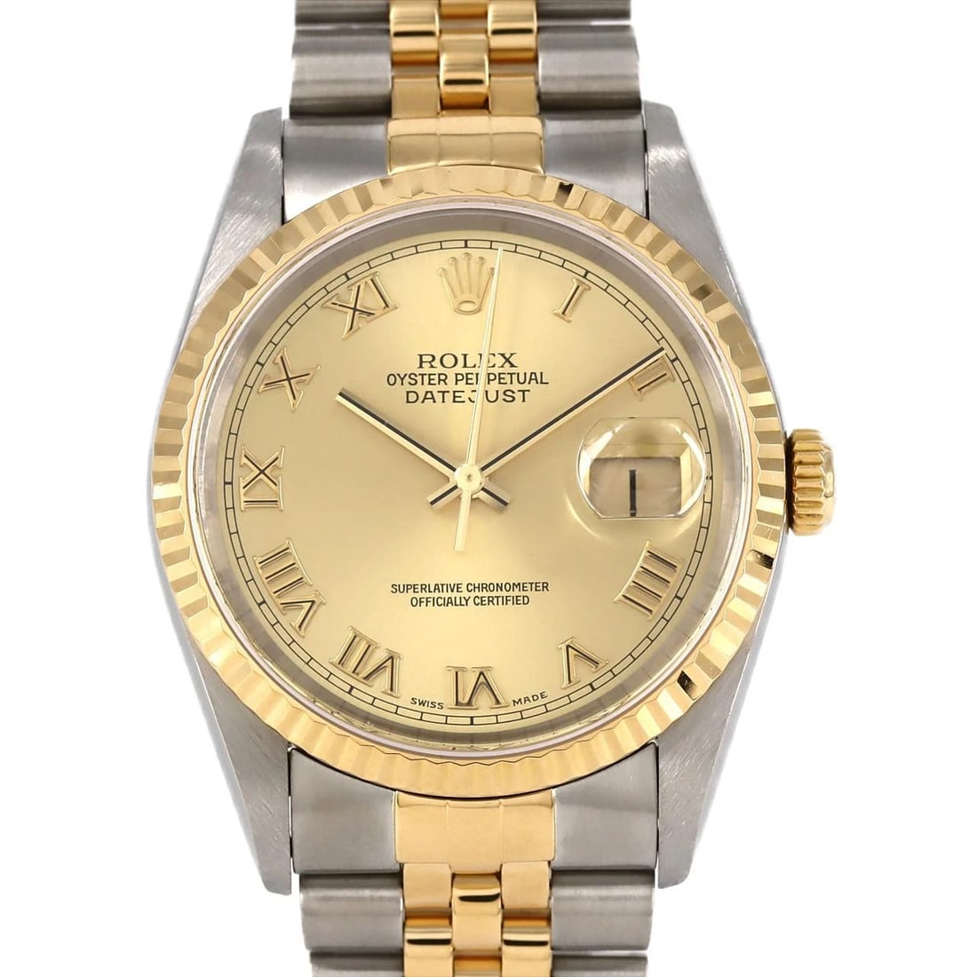 ROLEX DATEJUST SSXYG AUTOMATIC WATCH (1 of 7)