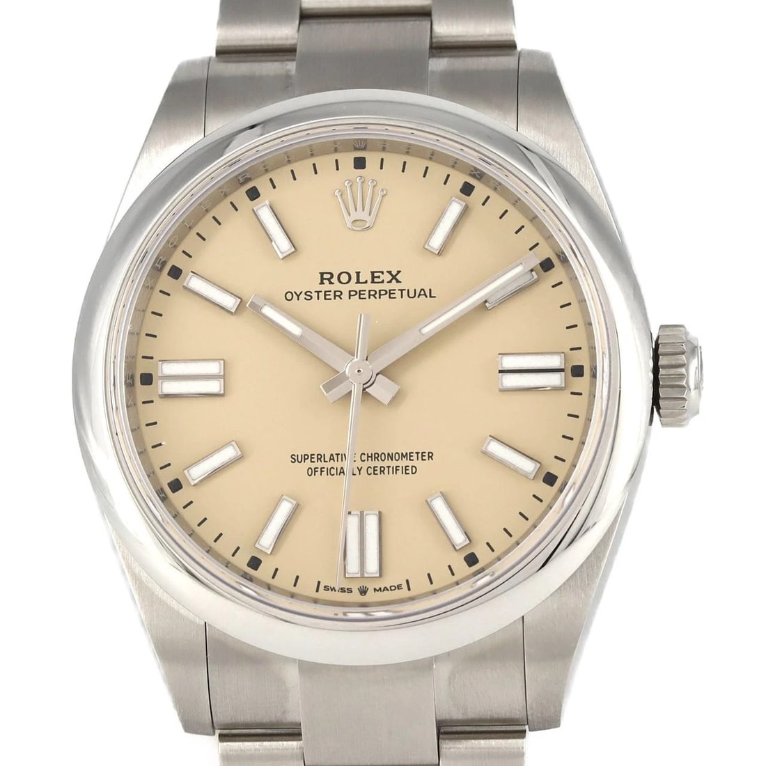 ROLEX OYSTER PERPETUAL SS AUTOMATIC WATCH (1 of 6)