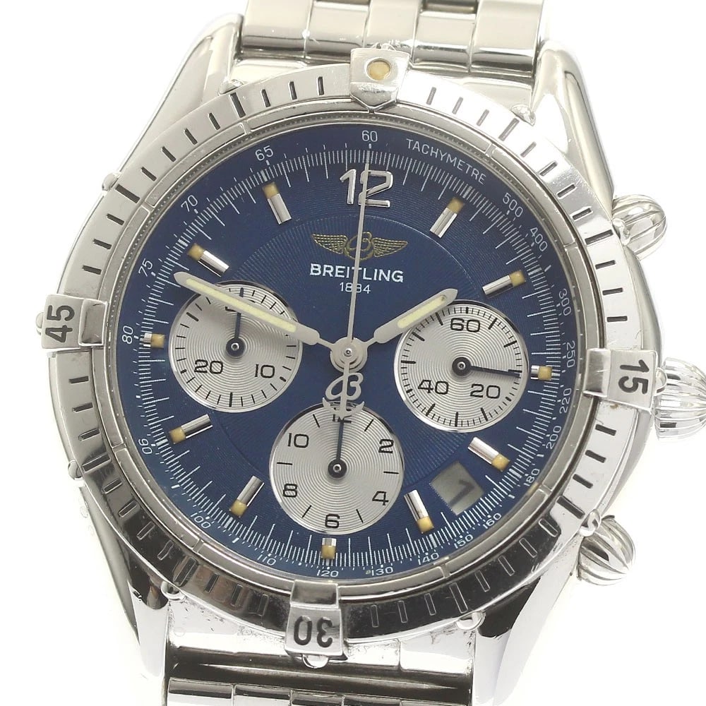 BREITLING CHRONO COCKPIT DATE CHRONOGRAPH AUTOMATIC WATCH: BREITLING Chrono cockpit Date Chronograph Automatic Watch Brand: BREITLING Type: Wristwatch Material: Band Material Stainless Steel, Case Material Stainless Steel Color: Band Color Silver, Case Col