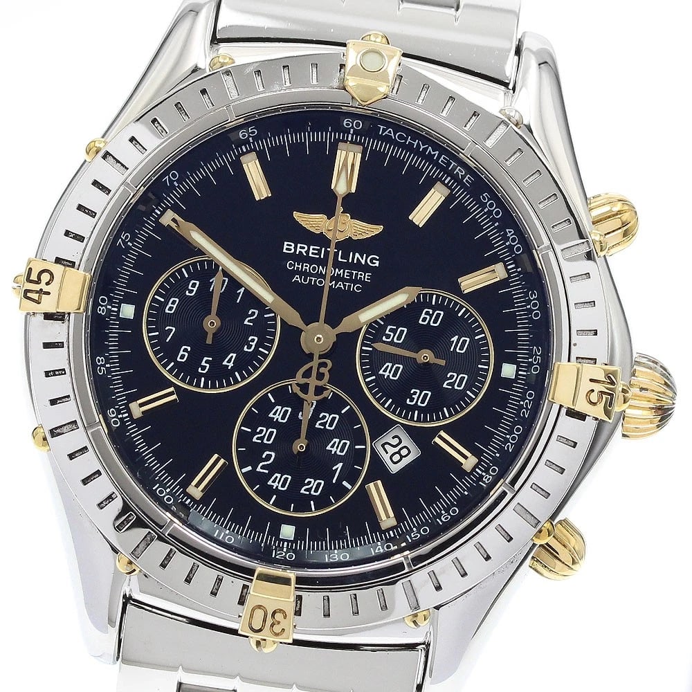 BREITLING SHADOW FLYBACK CHRONOGRAPH DATE AUTOMATIC: BREITLING Shadow flyback Chronograph Date Automatic Brand: BREITLING Type: Wristwatch Material: Band Material Stainless Steel, Case Material Stainless Steel Color: Band Color Silver, Case Color Sil