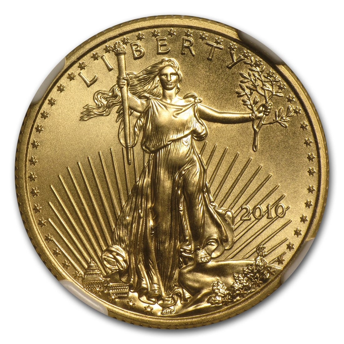 2010 1/4 OZ AMERICAN GOLD EAGLE (1 of 2)
