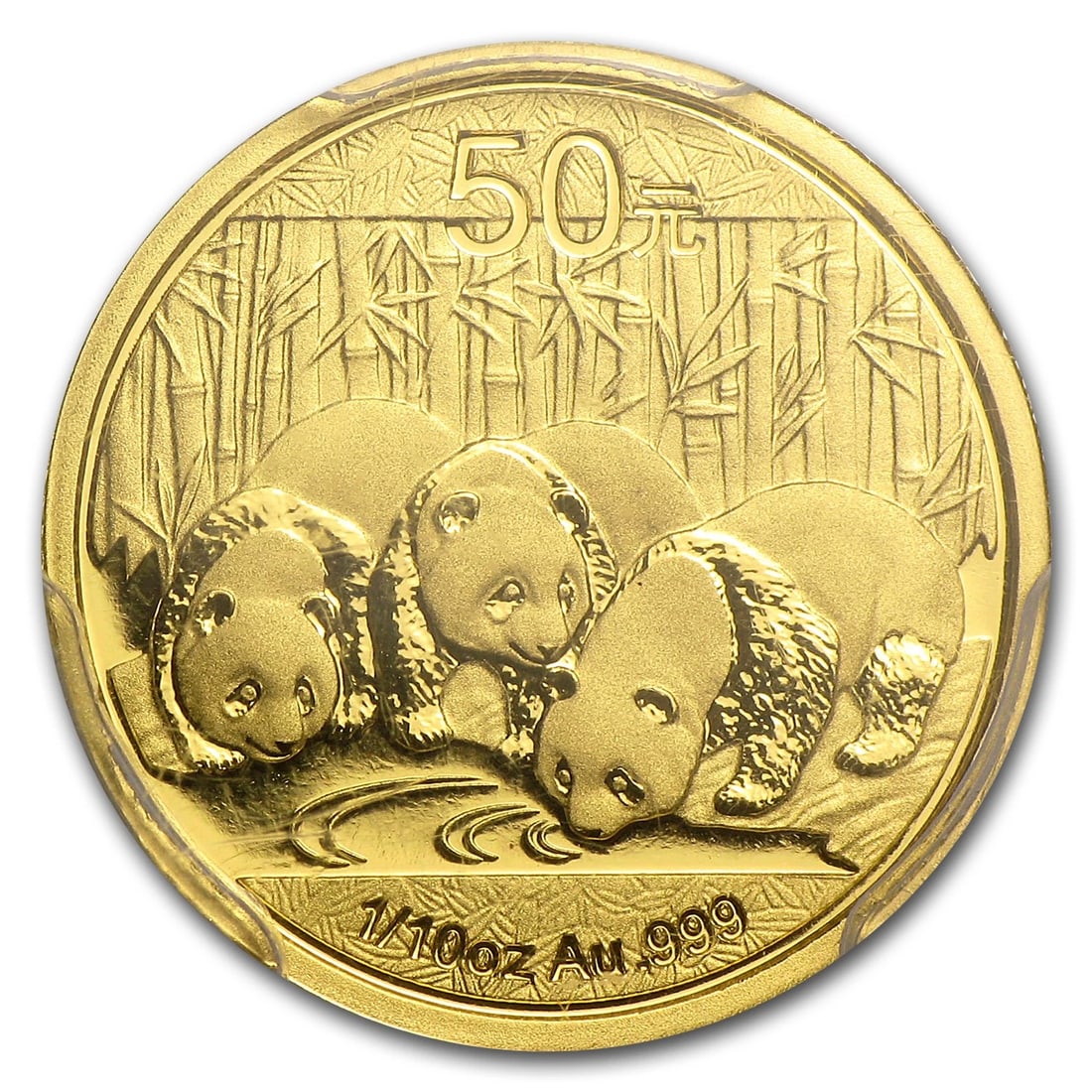 2013 CHINA 1/10 OZ GOLD PANDA (1 of 2)