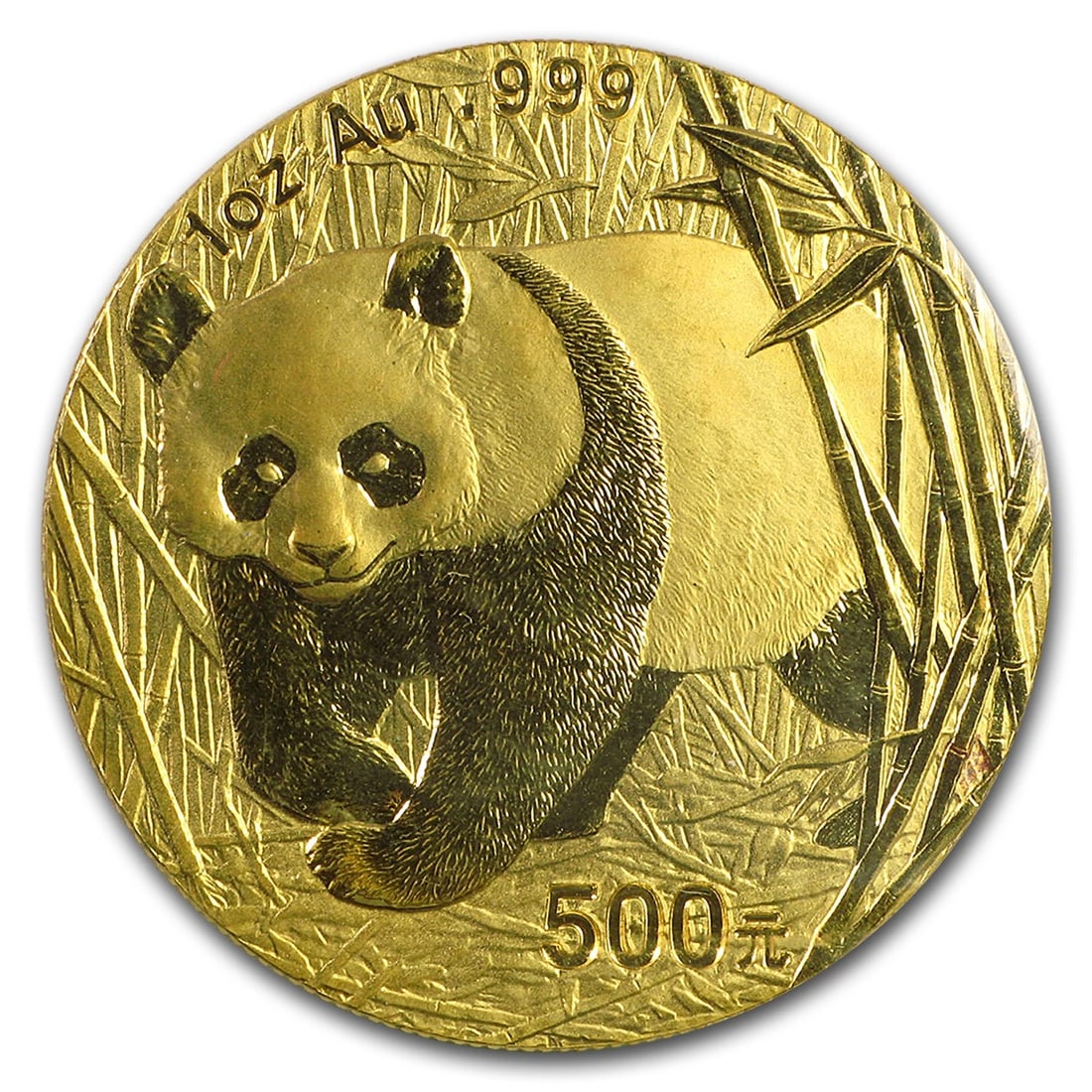 2002 CHINA 1 OZ GOLD PANDA BU (1 of 2)