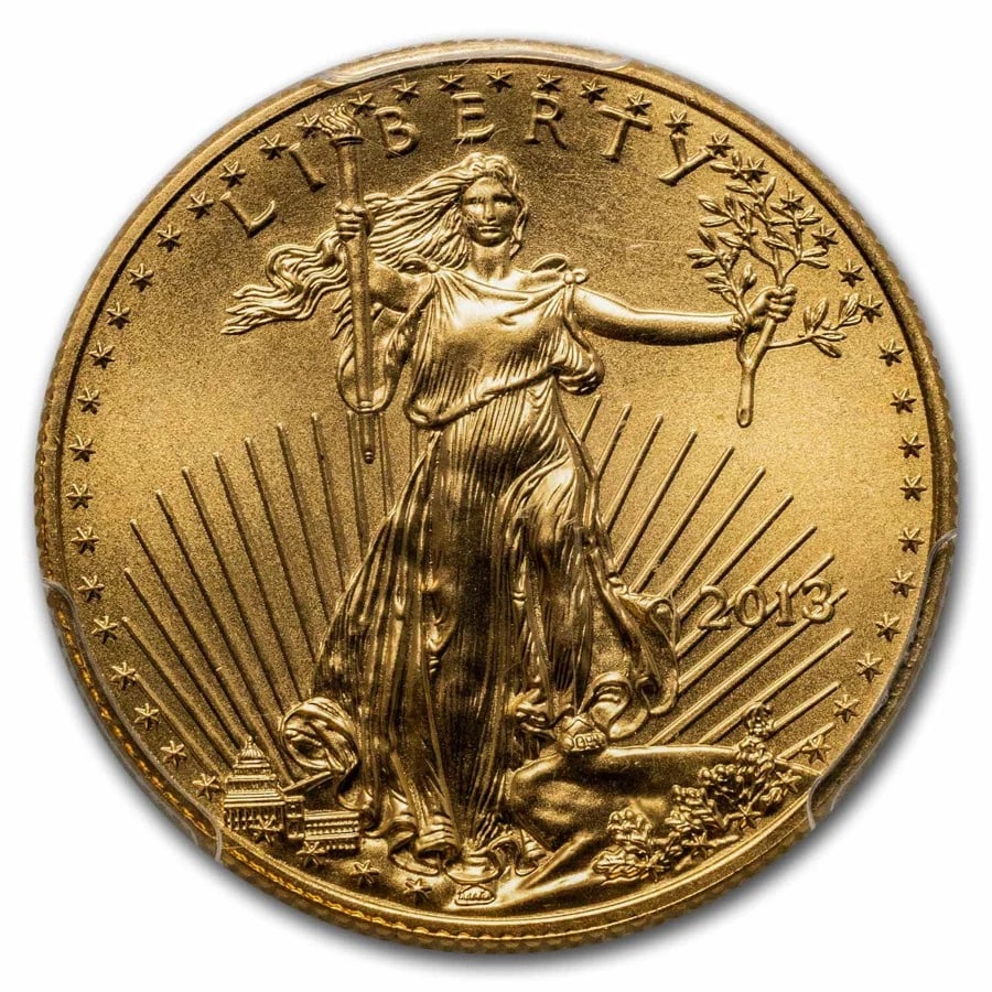 2013 1/2 OZ AMERICAN GOLD EAGLE (1 of 2)