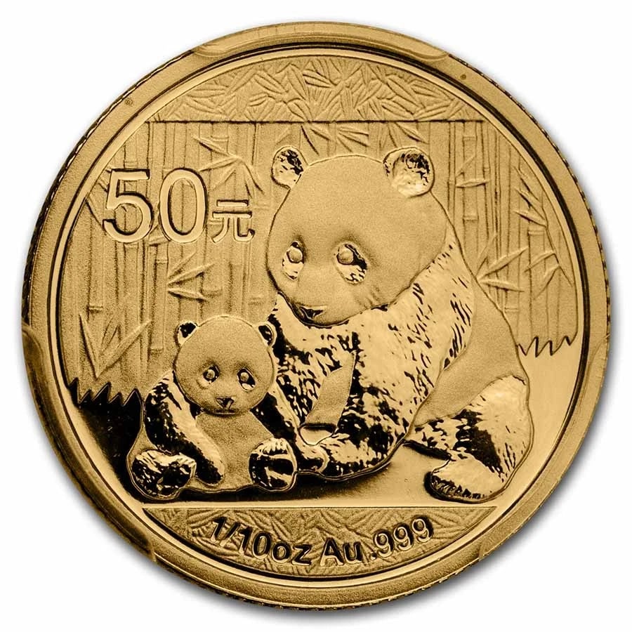 2012 CHINA 1/10 OZ GOLD PANDA (1 of 2)