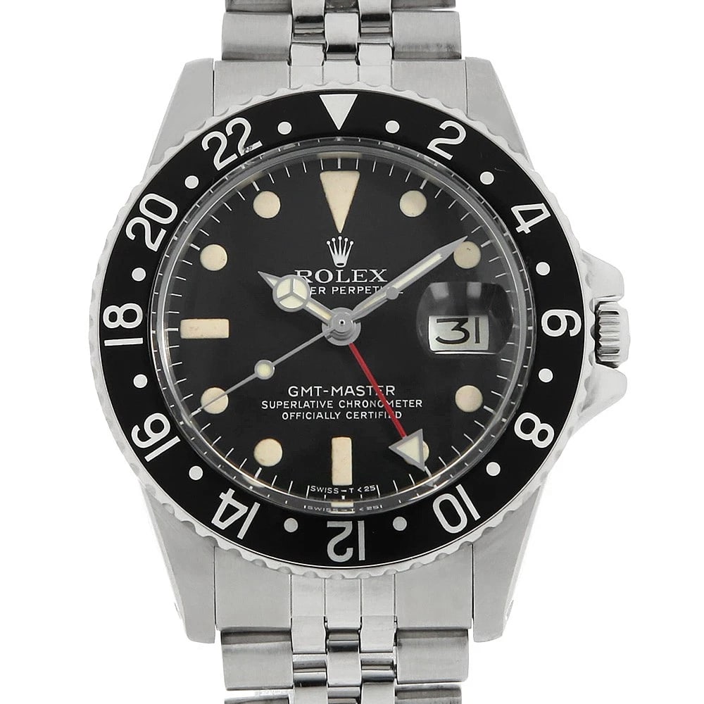ROLEX GMT MASTER BLACK ANTIQUE WATCH (1 of 8)