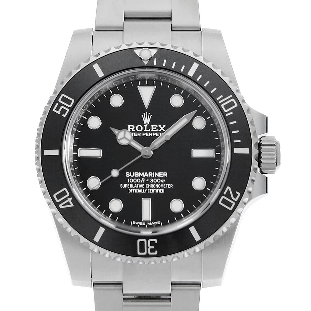 ROLEX SUBMARINER NO DATE BLACK WATCH (1 of 7)