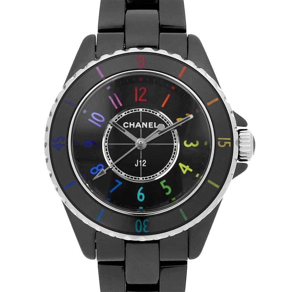 CHANEL J12 ELECTRO WATCH: CHANEL J12 Electro Watch Brand: CHANEL Type: Wrist watch Material: Band Material Ceramic, Case Material Ceramic Color: Black Size: Band Size 16cm (6.3inch), Case Size Case:W33mm Circumference of W