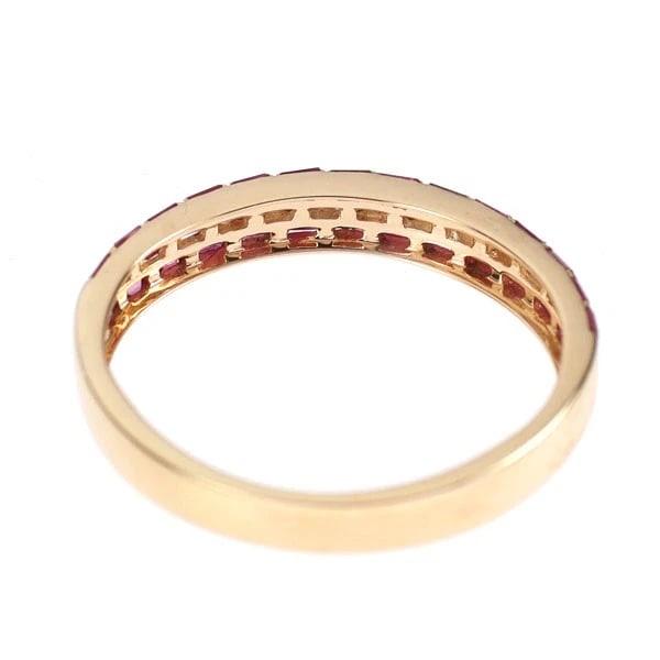 K18PG RUBY DIAMOND RING - 2