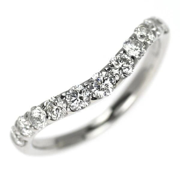 PT900 DIAMOND RING: Pt900 diamond ring Brand: None Type: rings Material: Platinum Main Stone Natural Color: None Size: 9 US Accessories: None Accessories Notice: When purchasing pre-owned goods, please refer