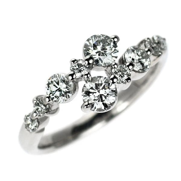 PT900 DIAMOND RING: Pt900 diamond ring Brand: None Type: rings Material: Pt900 Main Stone Natural Color: None Size: 4 US Accessories: None Accessories Notice: When purchasing pre-owned goods, please refer to the