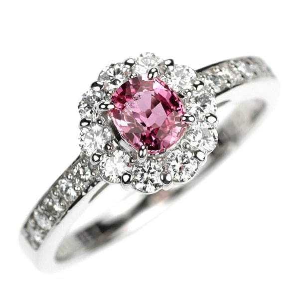 PT900 SAPHIRE DIAMOND RING: Pt900 saPhire diamond ring Brand: None Type: rings Material: Pt900 Main Stone sapphires Color: None Size: 6.25 - 6.5 US Accessories: None Accessories Notice: When purchasing pre-owned goods,