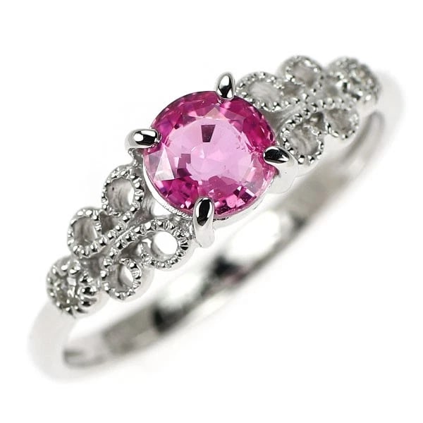 K18WG SAPHIRE DIAMOND RING: K18WG saPhire diamond ring Brand: None Type: rings Material: K18WG Main Stone sapphires Color: None Size: 4.75 - 5 US Accessories: None Accessories Notice: When purchasing pre-owned goods,