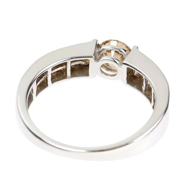 K18WG DIAMOND RING - 2