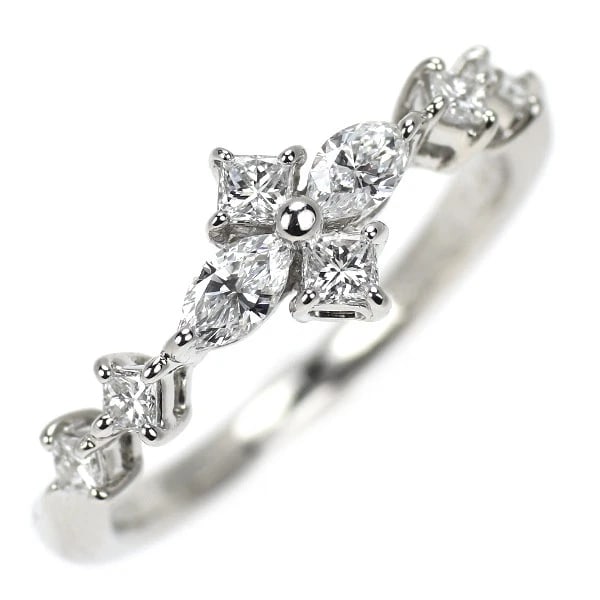 P PT950 DIAMOND RING: P Pt950 diamond ring Brand: None Type: rings Material: Platinum Main Stone Natural Color: Platinum Size: 6 US Accessories: None Accessories Notice: When purchasing pre-owned goods, please