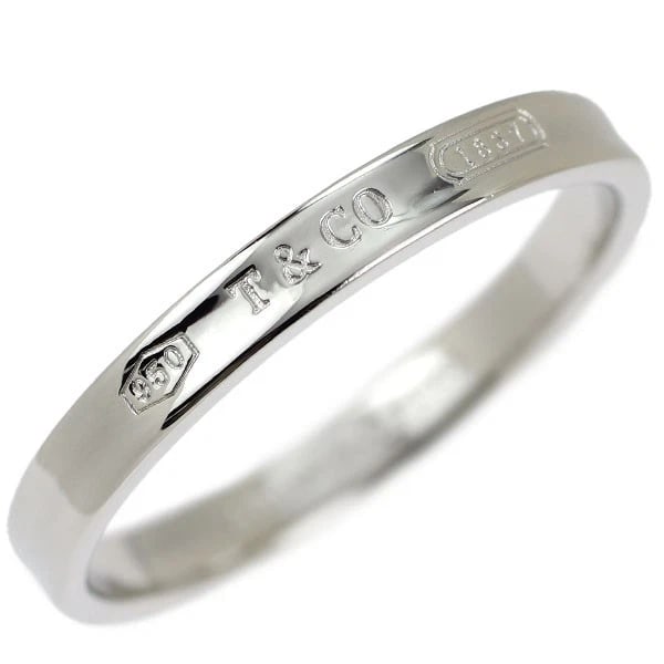 TIFFANY PT950 RING NARROW: Tiffany Pt950 Ring Narrow Brand: Tiffany Type: rings Material: Platinum Color: Platinum Size: 9 US Accessories: None Accessories Notice: When purchasing pre-owned goods, please refer to the