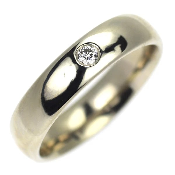 K18CG DIAMOND RING: K18CG diamond ring Brand: None Type: rings Material: K18CG Main Stone Natural Color: None Size: 7.5 US Accessories: None Accessories Notice: When purchasing pre-owned goods, please refer to