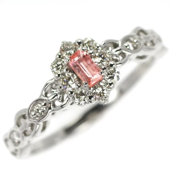 PT900 VEILINENITE DIAMOND RING: Pt900 Veilinenite Diamond Ring Brand: None Type: rings Material: Pt900 Color: None Size: 6 US Accessories: None Accessories Notice: When purchasing pre-owned goods, please refer to the photos