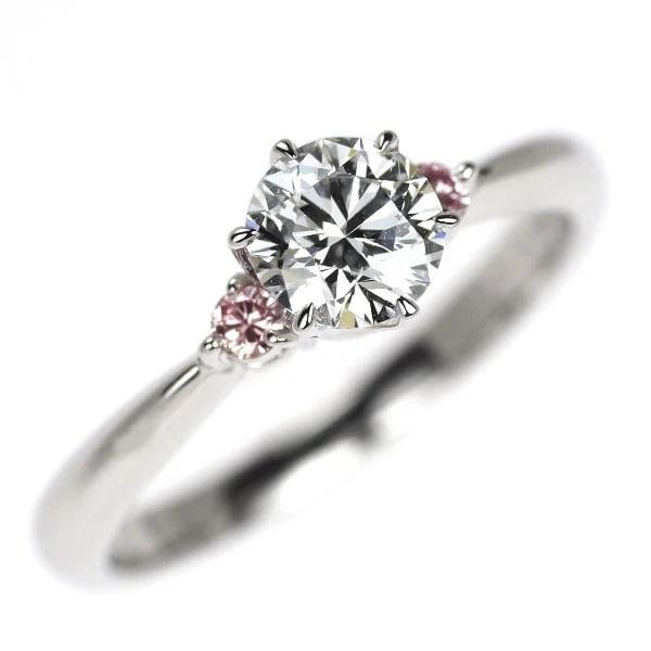 TASAKI DIAMOND RING: Tasaki Diamond Ring Brand: Tasaki Pearl Type: rings Material: Pt900 Main Stone Natural Color: None Size: 4.75 - 5 US Accessories: None Accessories Notice: When purchasing pre-owned goods,