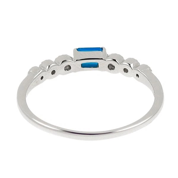 PT950 AUNITE DIAMOND RING - 2