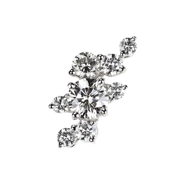 PT900 DIAMOND PENDANT TOP: Pt900 diamond Pendant top Brand: None Type: pendant top Material: Pt900 Main Stone Natural Color: None Size: Width/Thickness6.5Length/Width/Diameter14.5 Accessories: None Accessories Notice: