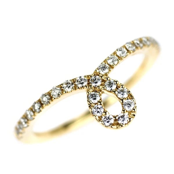 K18YG DIAMOND RING: K18YG diamond ring Brand: None Type: rings Material: K18YG Main Stone Natural Color: yellow gold Size: 3.25 US Accessories: None Accessories Notice: When purchasing pre-owned goods, please