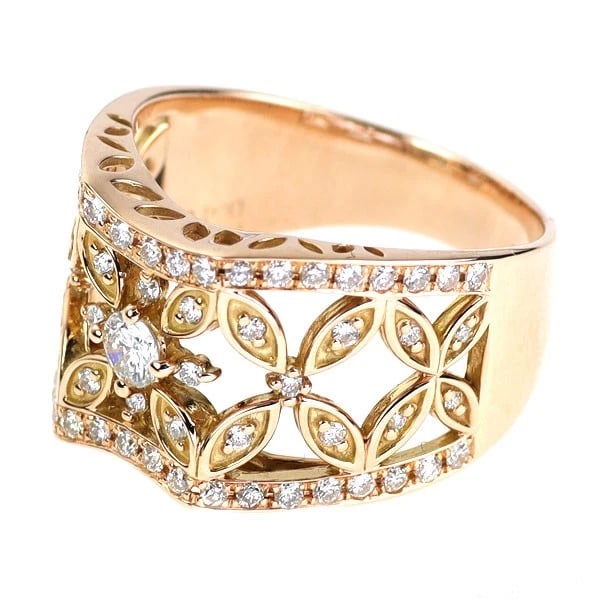 K18PG DIAMOND RING - 2