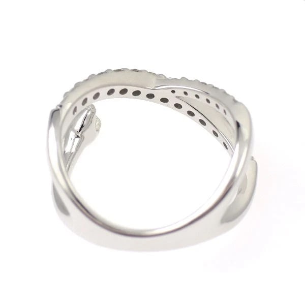 K18WG DIAMOND RING - 2