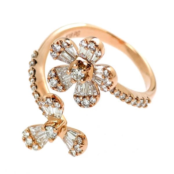 K18PG DIAMOND RING - 2