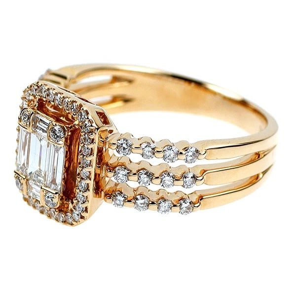 K18PG DIAMOND RING - 2