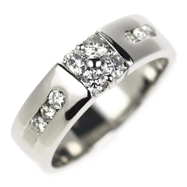 PT900 DIAMOND RING: Pt900 diamond ring Brand: None Type: rings Material: Pt900 Main Stone Natural Color: None Size: 6 US Accessories: None Accessories Notice: When purchasing pre-owned goods, please refer to