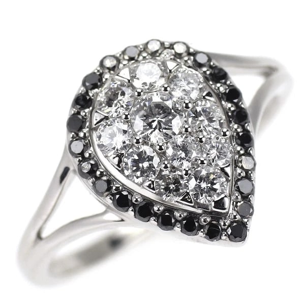 K18WG DIAMOND RING: K18WG diamond ring Brand: None Type: rings Material: K18WG Main Stone Natural Color: None Size: 6 US Accessories: None Accessories Notice: When purchasing pre-owned goods, please refer to the