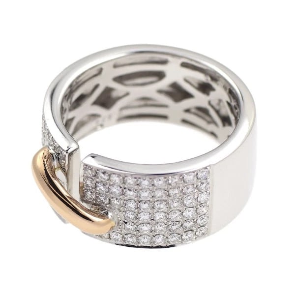 K18WG/PG DIAMOND RING - 2