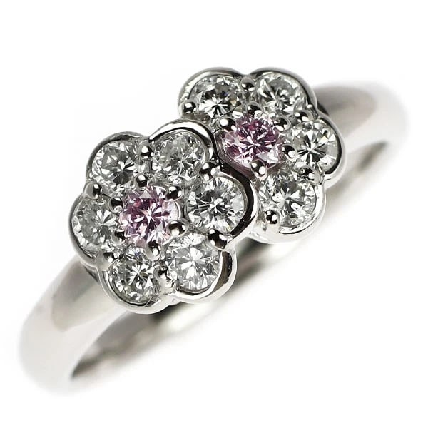 PT900/COLORLESS DIAMOND RING: Pt900/Colorless Diamond Ring Brand: None Type: rings Material: Platinum Main Stone Natural Color: None Size: 5.5 - 5.75 US Accessories: None Accessories Notice: When purchasing pre-owned