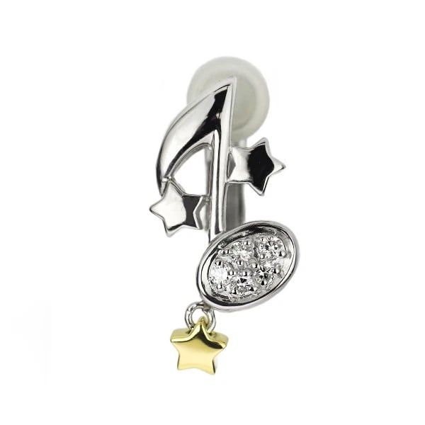 PT900/ K18YG DIAMOND EARRINGS: Pt900/ K18YG diamond earrings Brand: None Type: earring Material: K18YG Main Stone Natural Color: yellow gold Size: Length/Width/Diameter19.0Width/Thickness9.7 Accessories: None Accessories