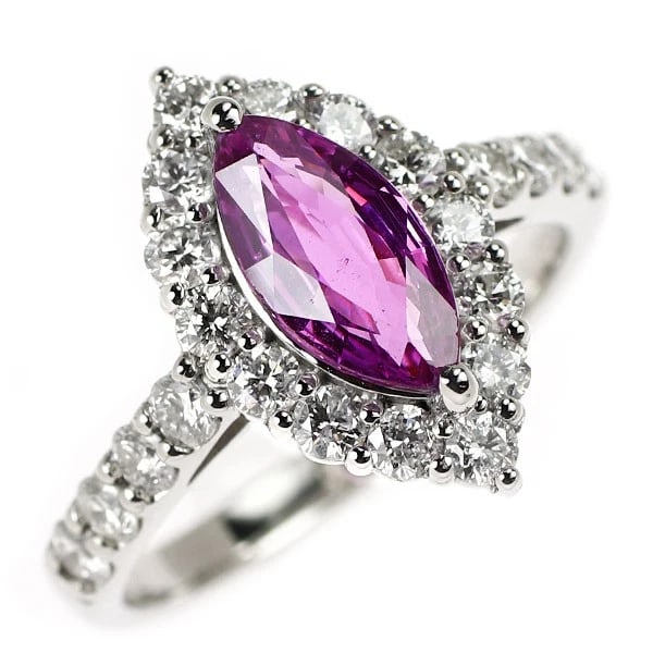 P PT950 SAPHIRE DIAMOND RING: P Pt950 SaPhire Diamond Ring Brand: None Type: rings Material: Pt950 Main Stone sapphires Color: None Size: 6 US Accessories: None Accessories Notice: When purchasing pre-owned goods, plea